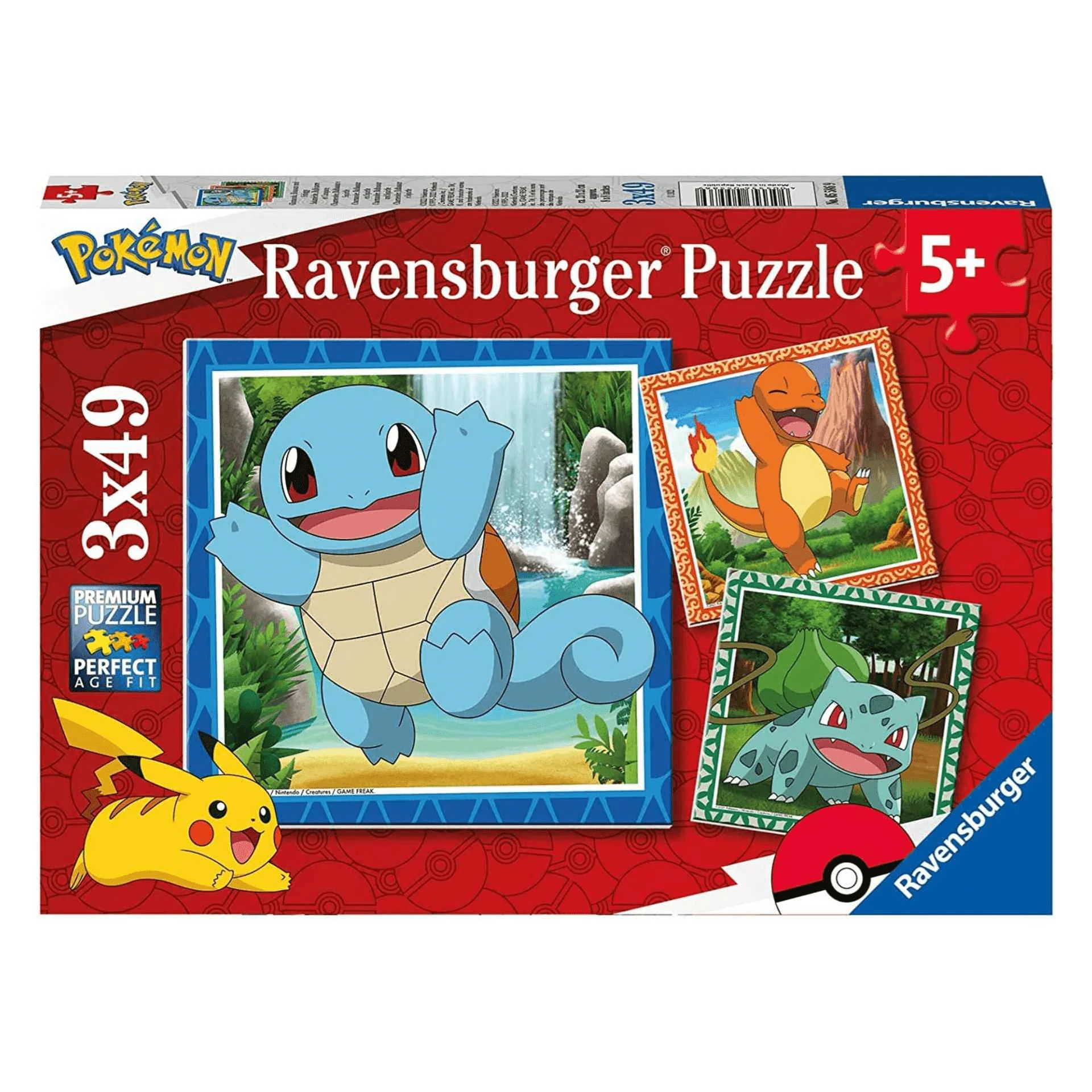 Puzzles Pokémon 3x49 Piezas