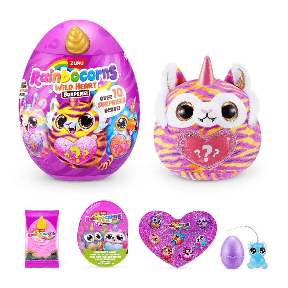 Rainbocorns Wild Heart Surprise – Huevo Sorpresa con Peluche y Accesorios | ZURU - Image 2
