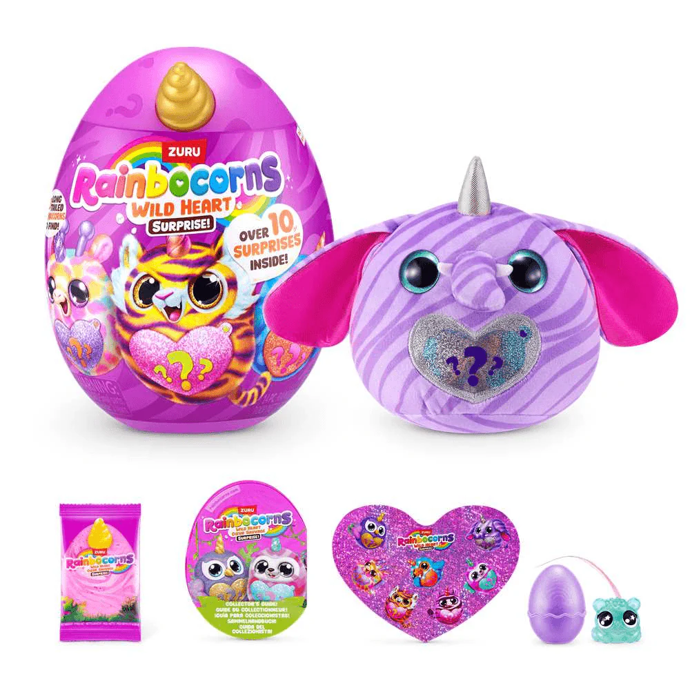 Rainbocorns Wild Heart Surprise – Huevo Sorpresa con Peluche y Accesorios | ZURU - Image 3