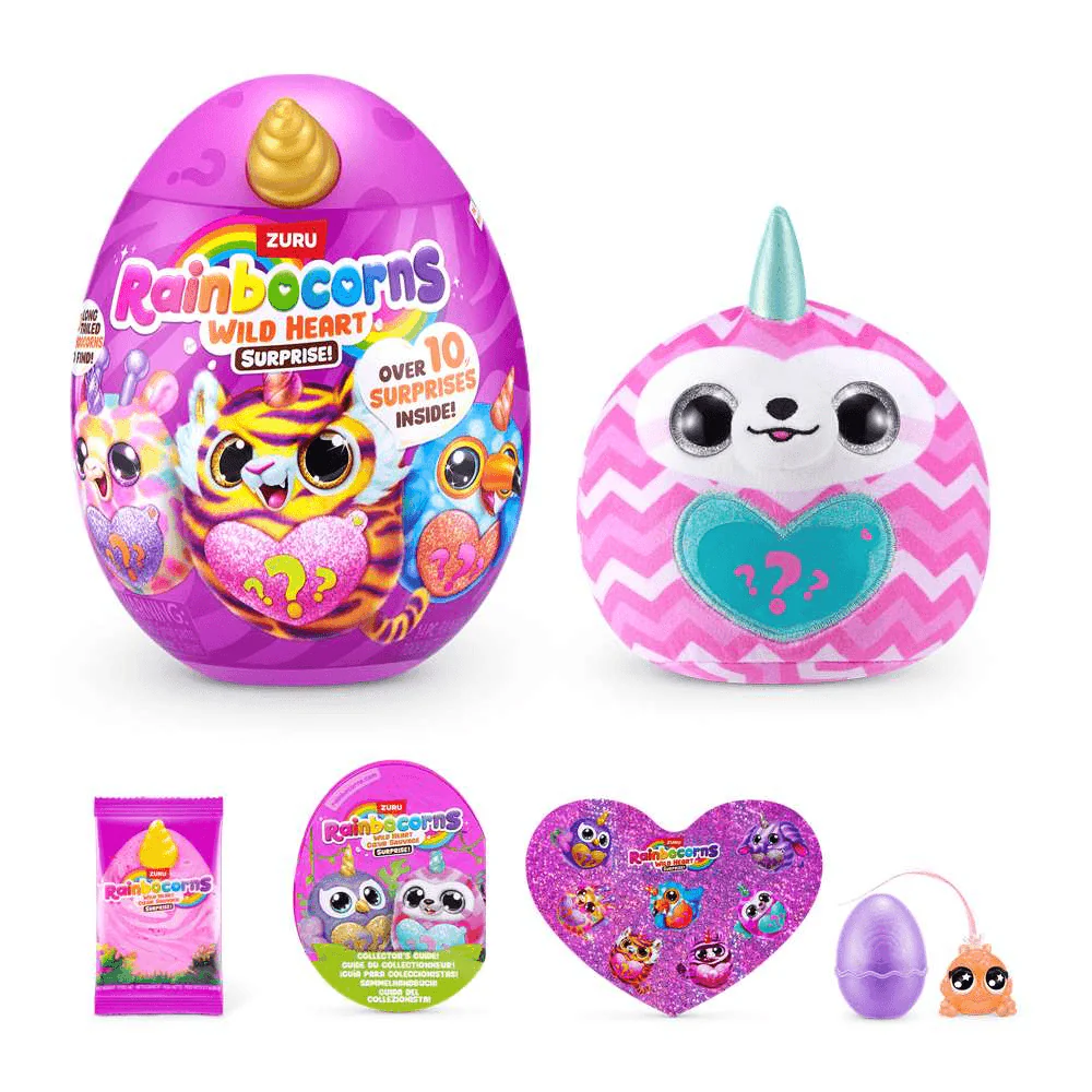 Rainbocorns Wild Heart Surprise – Huevo Sorpresa con Peluche y Accesorios | ZURU - Image 4