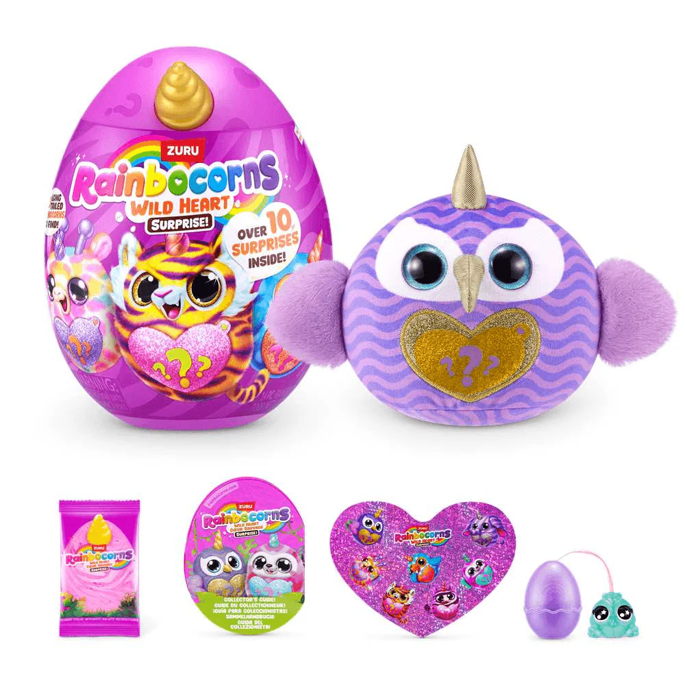 Rainbocorns Wild Heart Surprise – Huevo Sorpresa con Peluche y Accesorios | ZURU - Image 5