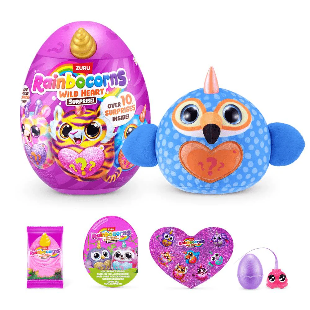 Rainbocorns Wild Heart Surprise – Huevo Sorpresa con Peluche y Accesorios | ZURU - Image 6