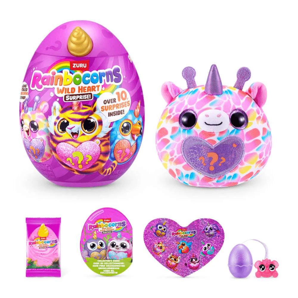 Rainbocorns Wild Heart Surprise – Huevo Sorpresa con Peluche y Accesorios | ZURU - Image 8