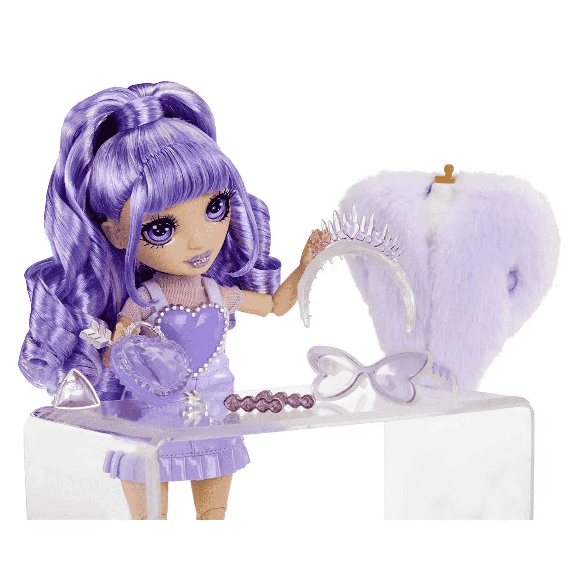 Rainbow High Creative Crystals Fashion Doll Violet Willow - Image 3
