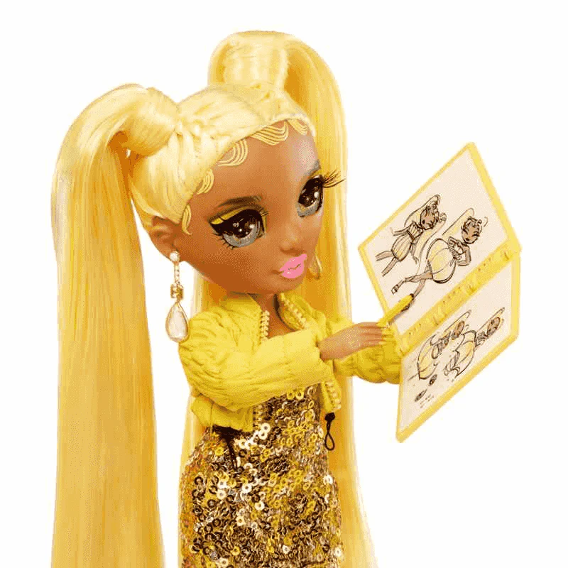 Rainbow High Muñeca de moda Fantastic Fashion Doll - Sunny - Image 4