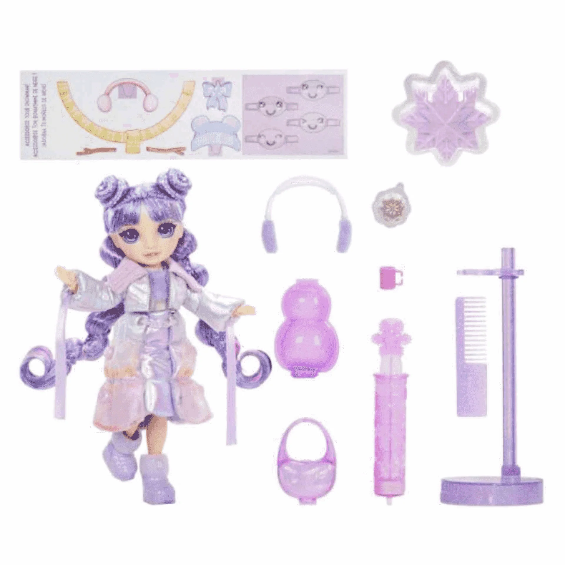 Rainbow High Muñeca Winter Wonderland - Violet - Image 3