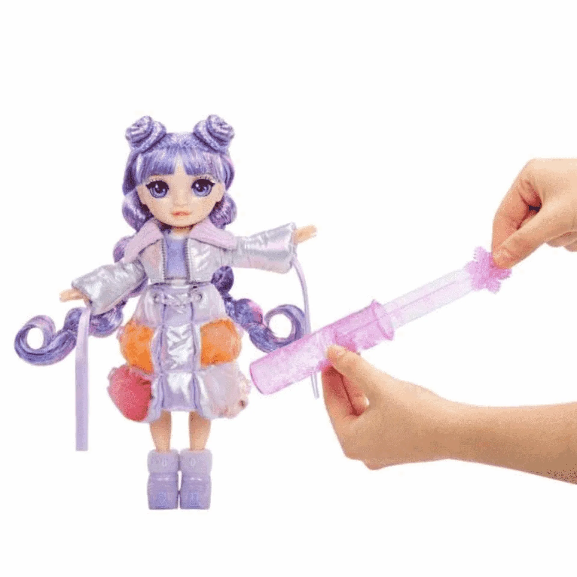 Rainbow High Muñeca Winter Wonderland - Violet - Image 4