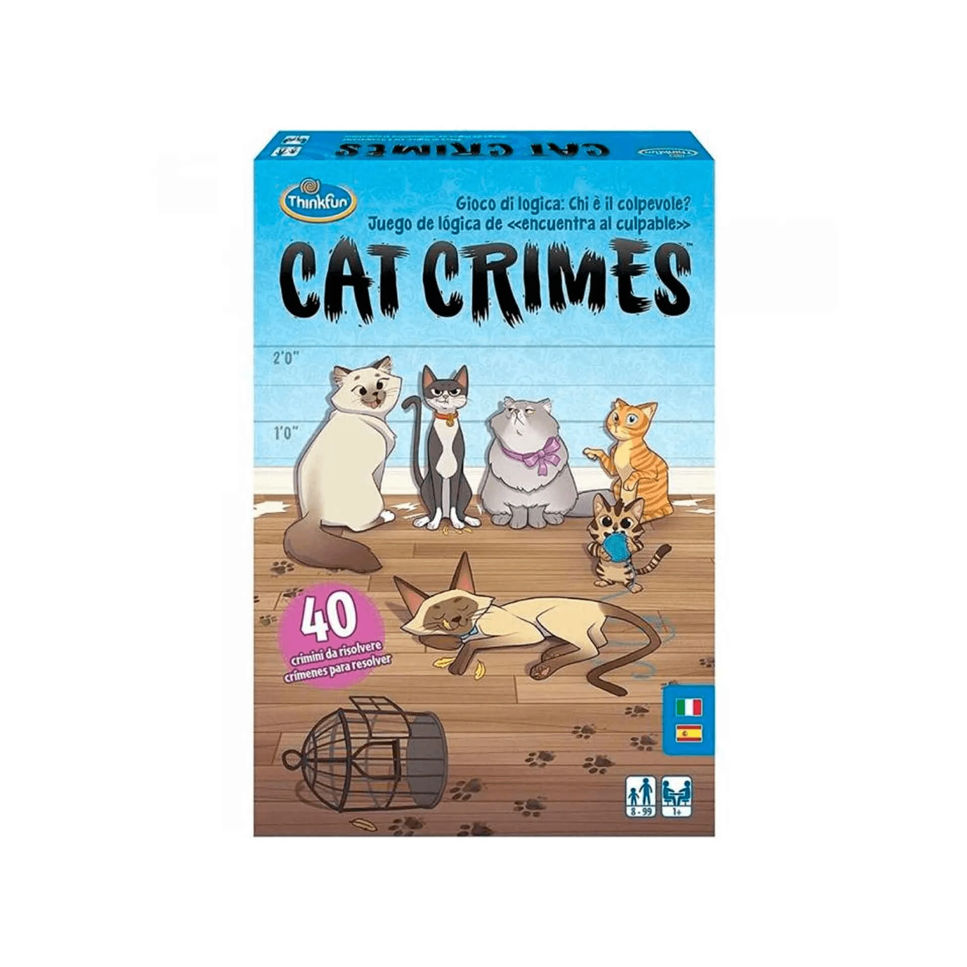 Ravensburger Cat Crimes, 40 Crimenes Para Resolver, Juego de Lógica para Niños Edad 8+ Años, ThinkFu - Image 2