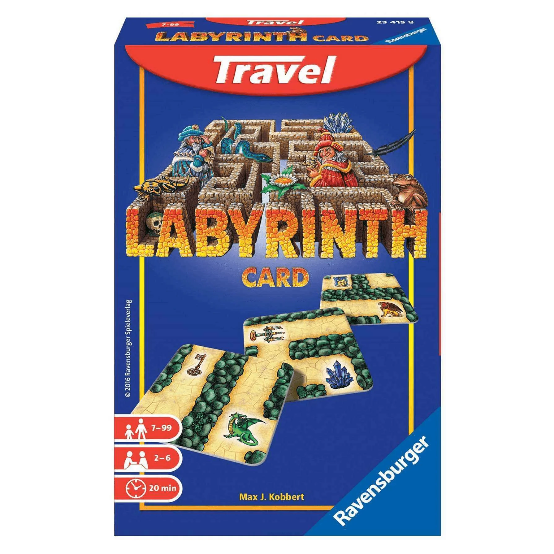 Ravensburger Labyrinth Travel Edition, Juego de Cartas de Viaje, 2-6 Jugadores, 7+ Años - Image 3