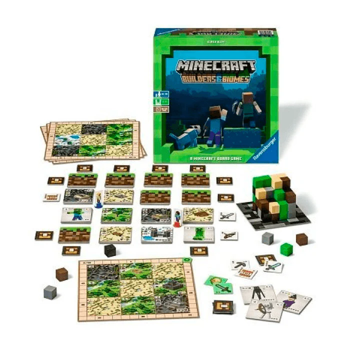 Ravensburger - Minecraft: Builders & Biomes - Juego de Mesa