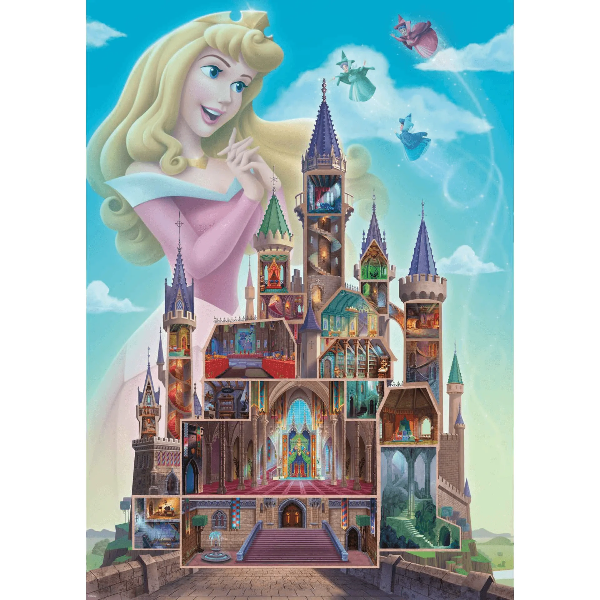 Ravensburger Puzzle Aurora Disney Castles, Colección Disney Collector´s Edition, 1000 Piezas, Puzzle - Image 2