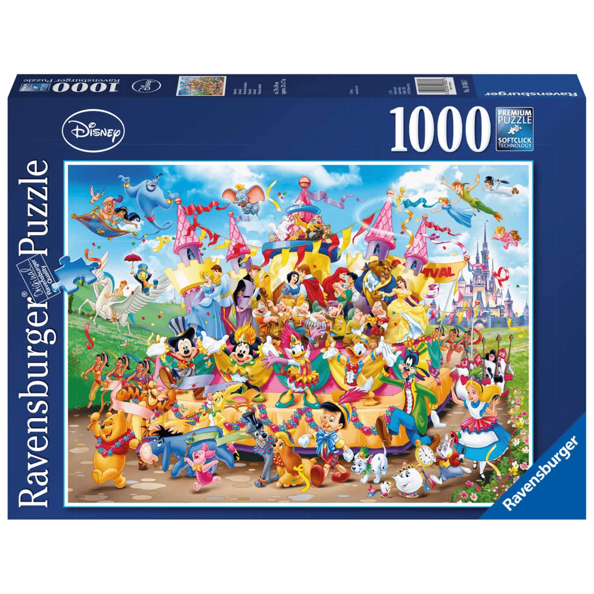 Ravensburger Puzzle Disney Carnaval, Colección Disney Collector´s Edition, 1000 Piezas, Puzzle Adult