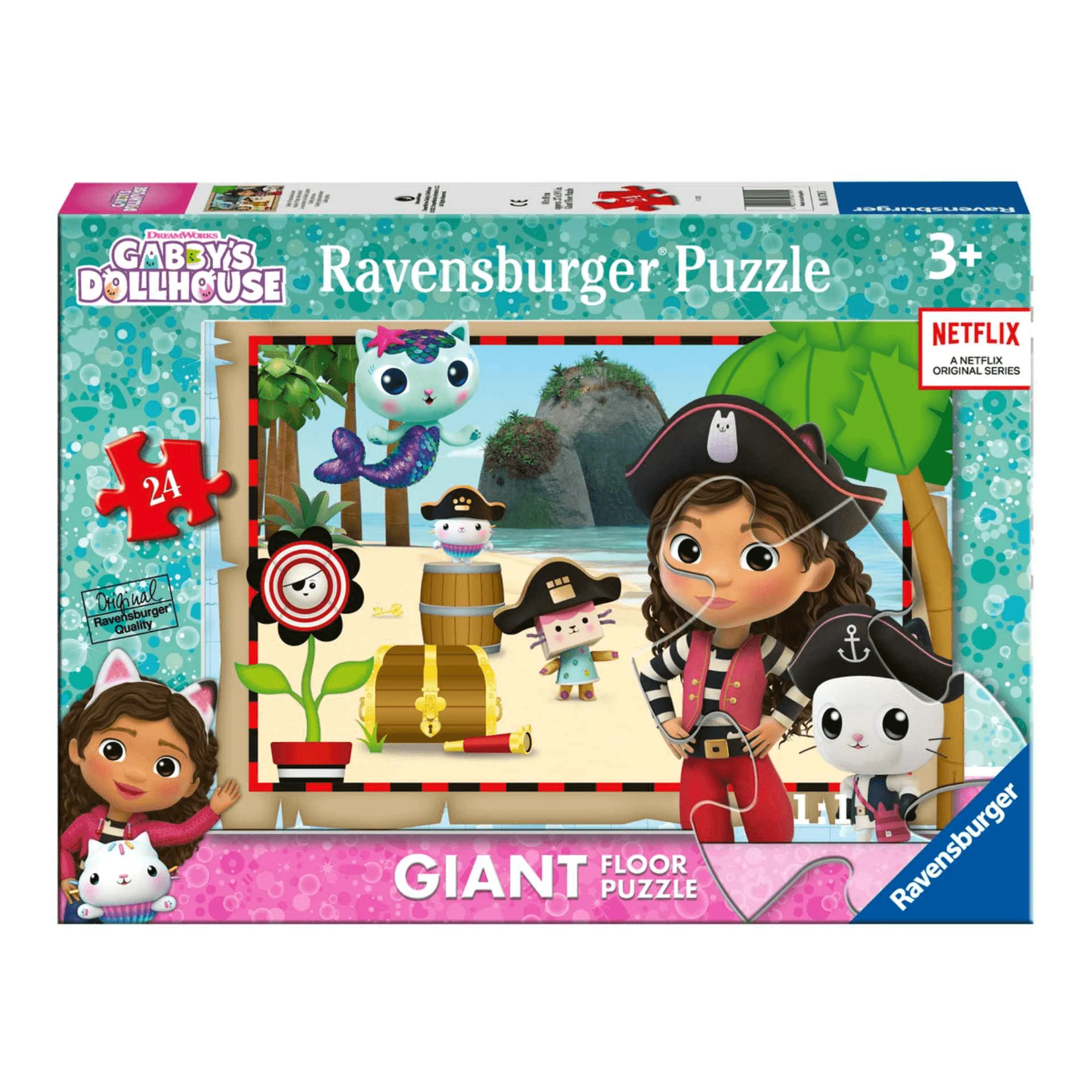 Ravensburger Puzzle Gabby´s Dollhouse B, Colección 24 Giant Suelo, 24 Piezas, Puzzle para Niños, Eda - Image 2