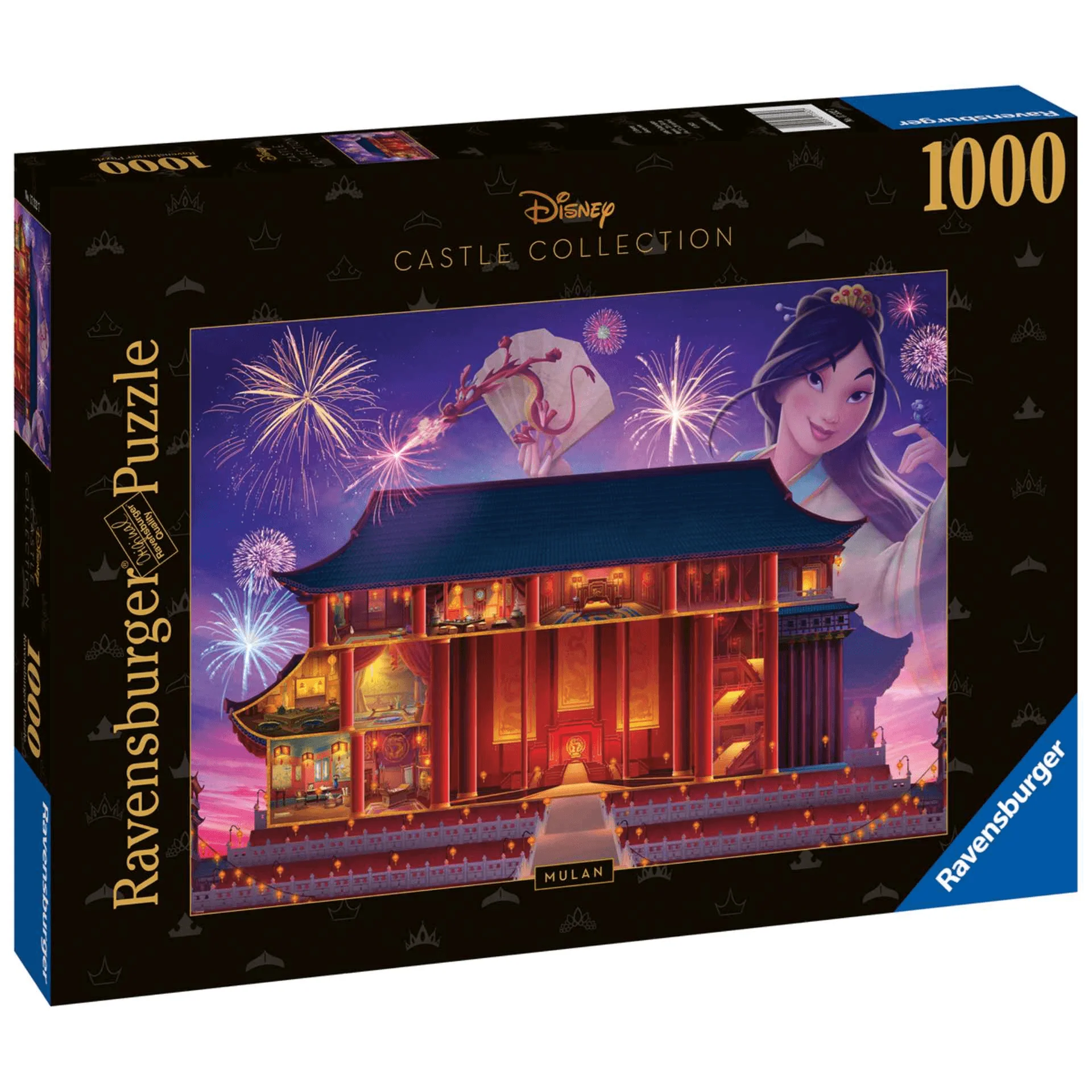 Ravensburger Puzzle Mulan Disney Castles, Colección Disney Collector´s Edition, 1000 Piezas, Puzzle