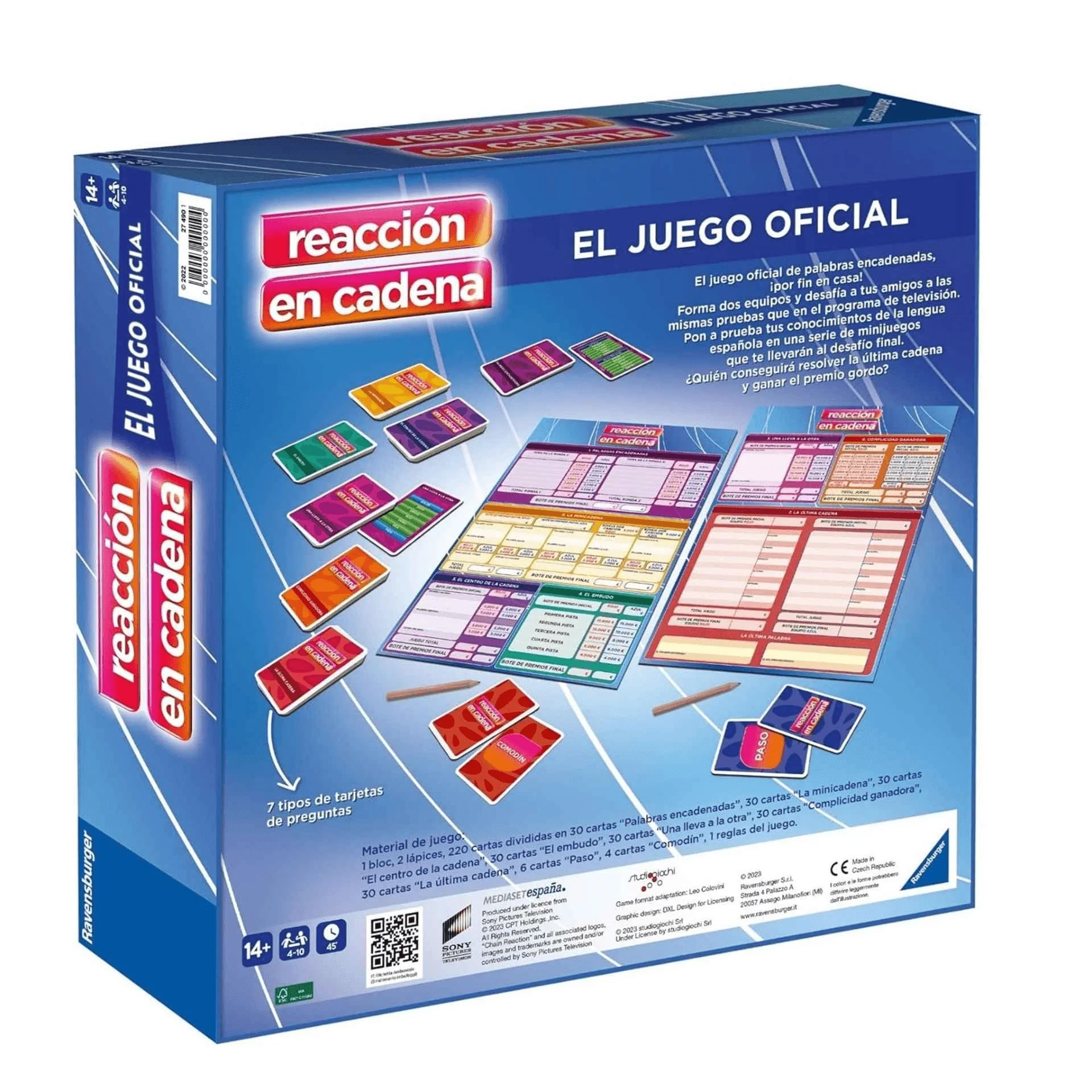 Ravensburger Reaccion a Cadena, Juego de Mesa TV, 2-4 Jugadores, 10+ Años - Image 3