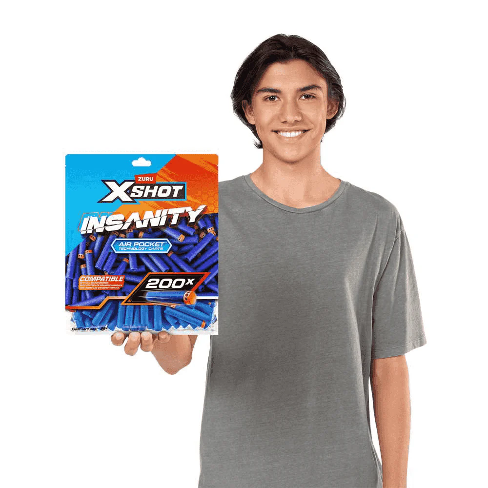 Recarga de Dardos XShot Insanity – Pack 200 dardos Air Pocket | ZURU - Image 4