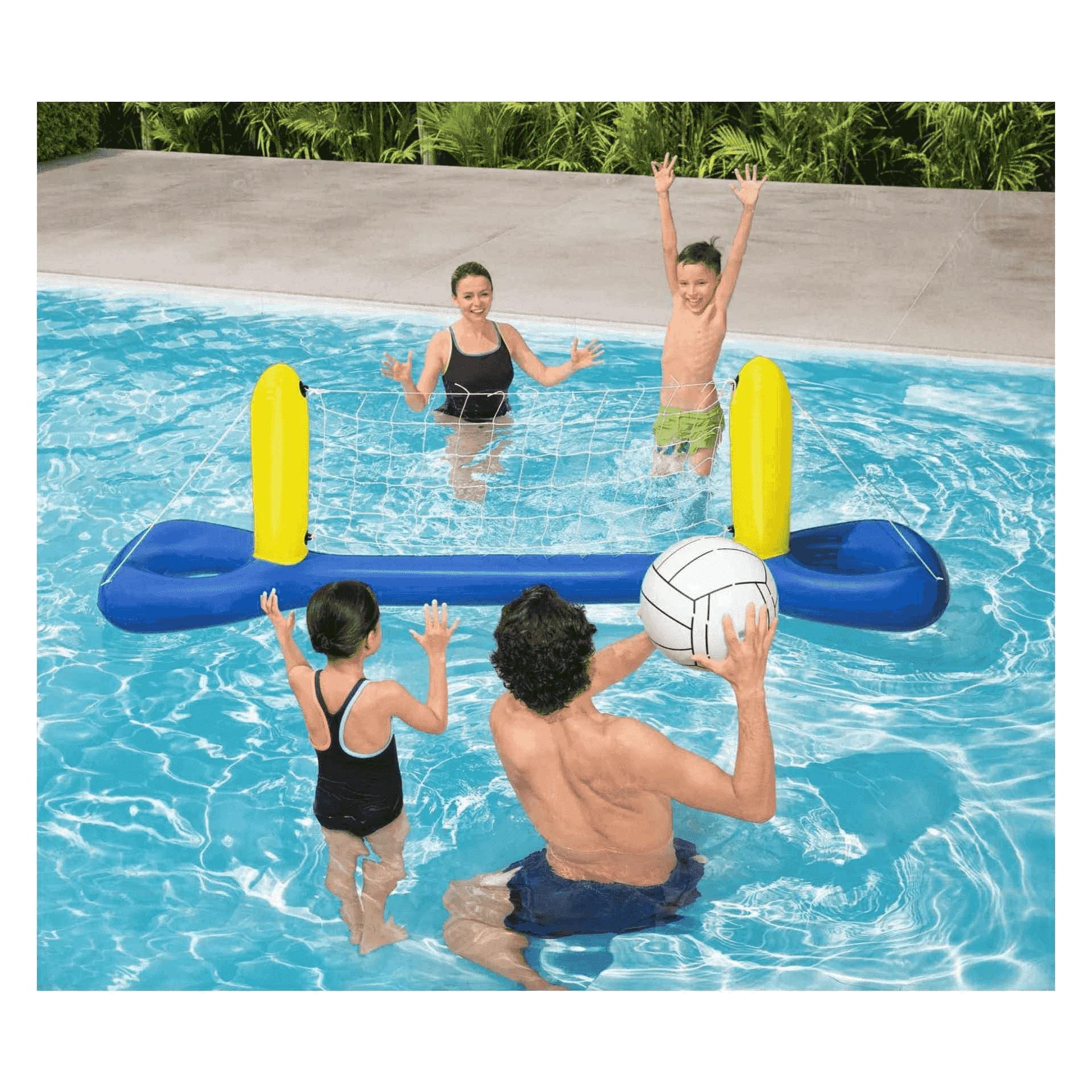 Red Hinchable Voleyball Juego de Piscina 241x61 cm - Image 4