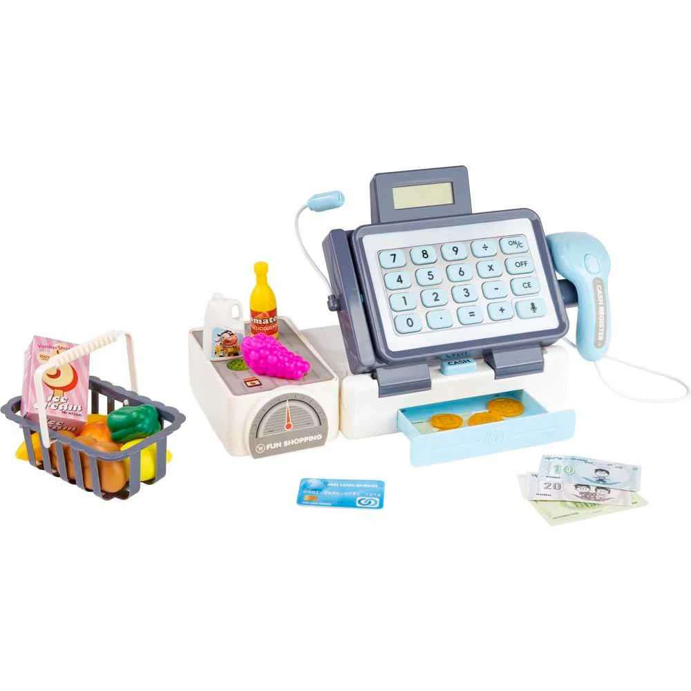 Registradora Deluxe Role Planet – Caja registradora con luces, música y cinta transportadora (3+)