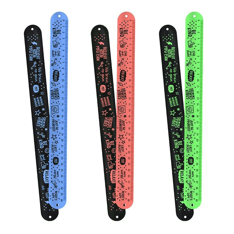 Regla Flexible 'Snap-It' que Brilla en la Oscuridad (30 cm) - Image 2