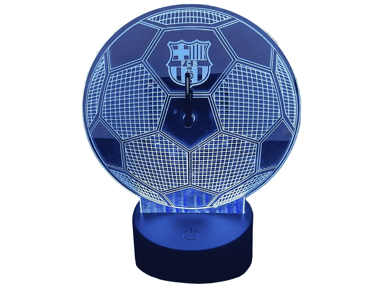 Reloj FC Barcelona LED Metacrilato RGB Balón con Luz Decorativa - Image 3