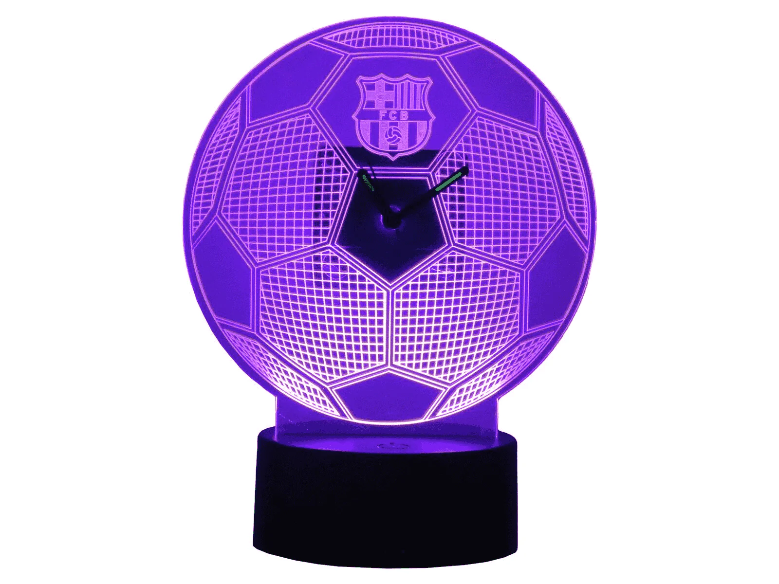 Reloj FC Barcelona LED Metacrilato RGB Balón con Luz Decorativa - Image 5