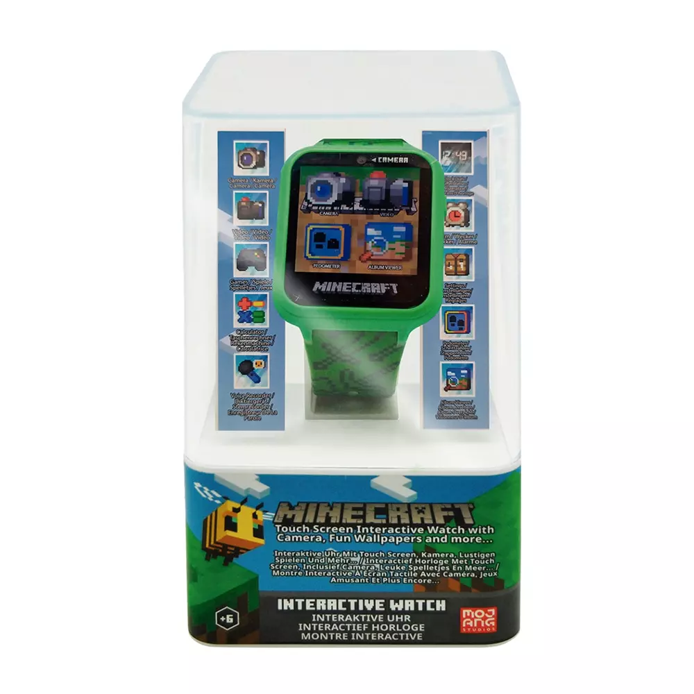 Reloj interactivo Minecraft con cámara y juegos - Image 4