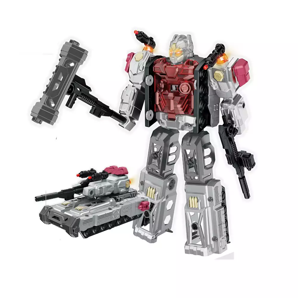 Robot Tanque 5 en 1 con Mini Robots Transformables