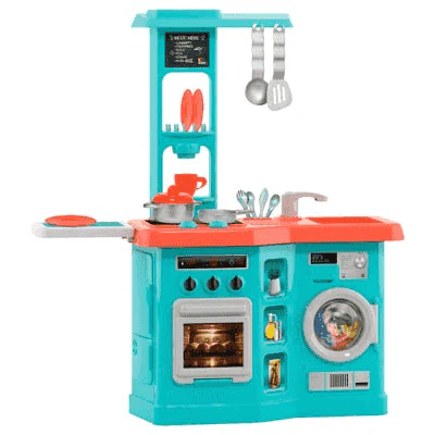 Role Planet Cocina Gran Chef con horno y lavadora – Cocina de juguete infantil