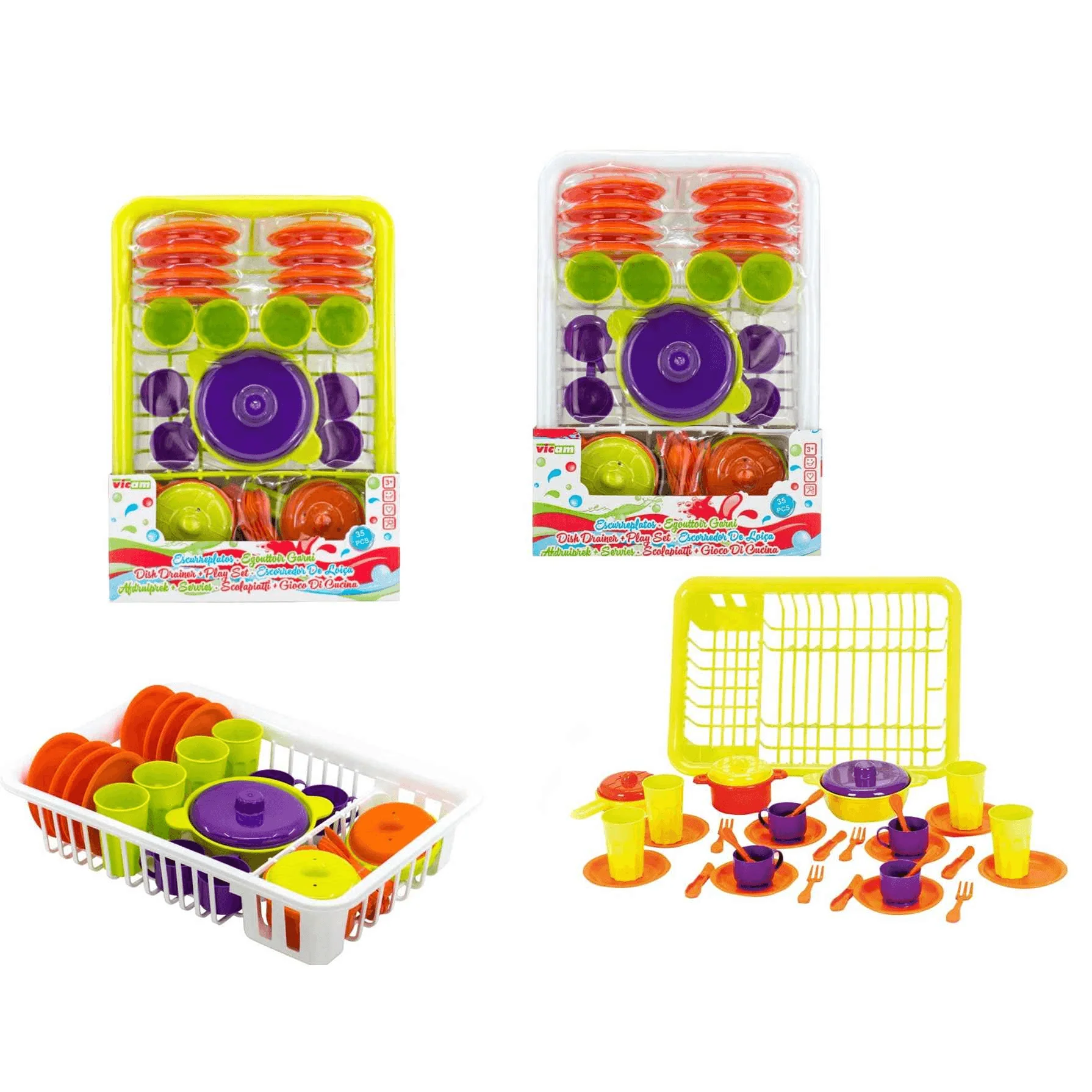 Role Planet Escurreplatos Grande 35 piezas