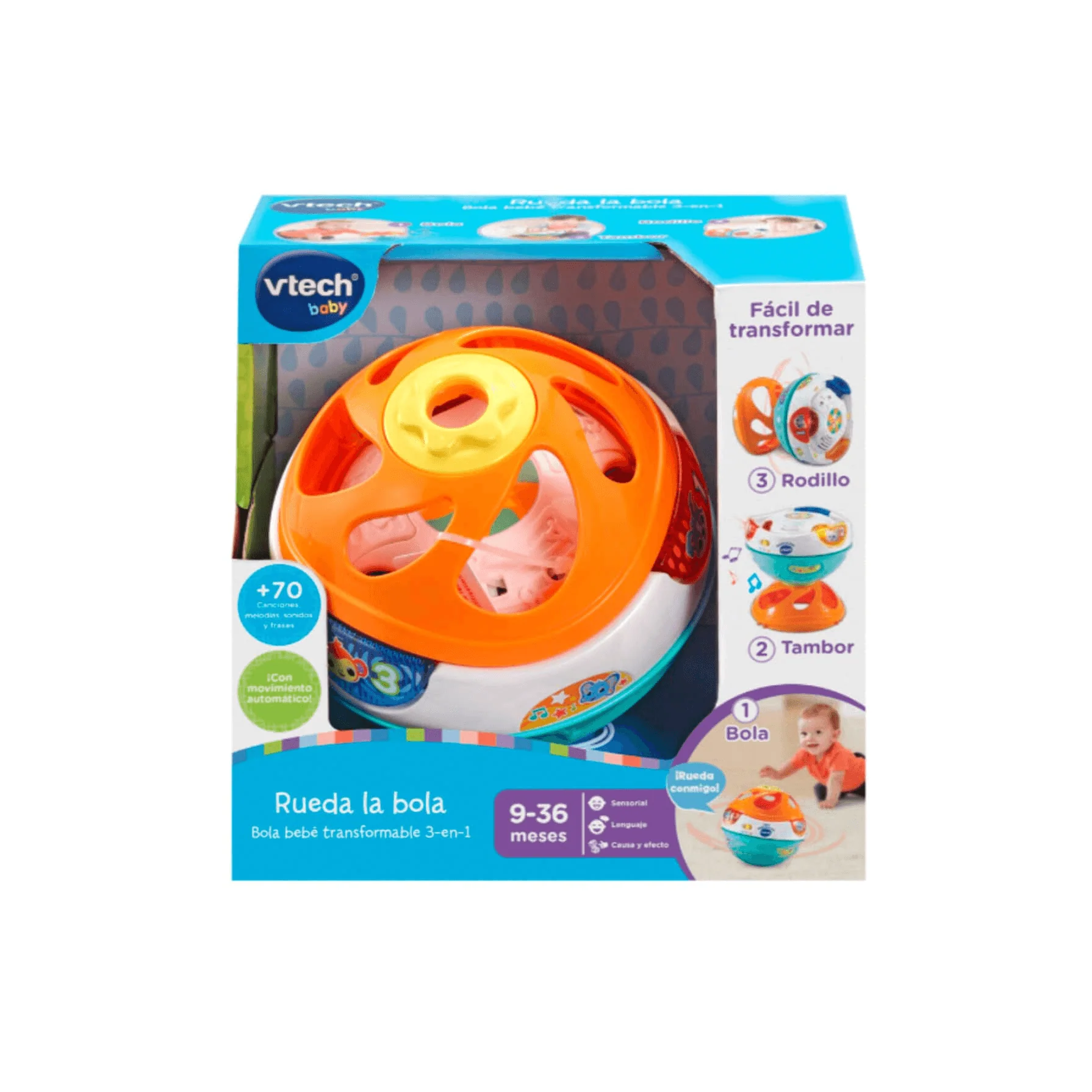 Rueda La Bola Bebé Transformable 3 En 1 VTech