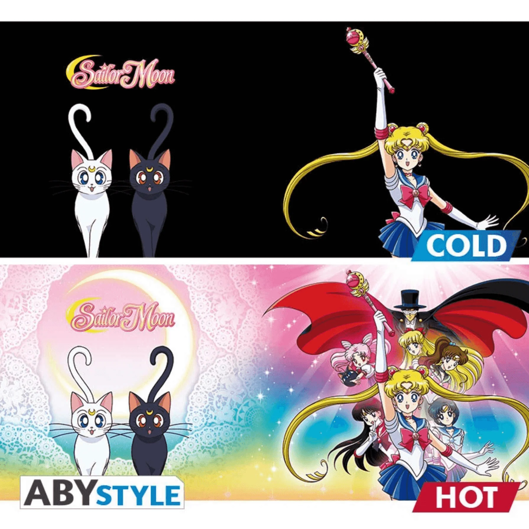 Sailor Moon Taza Efecto Térmico Grupo 460 ml - Image 3