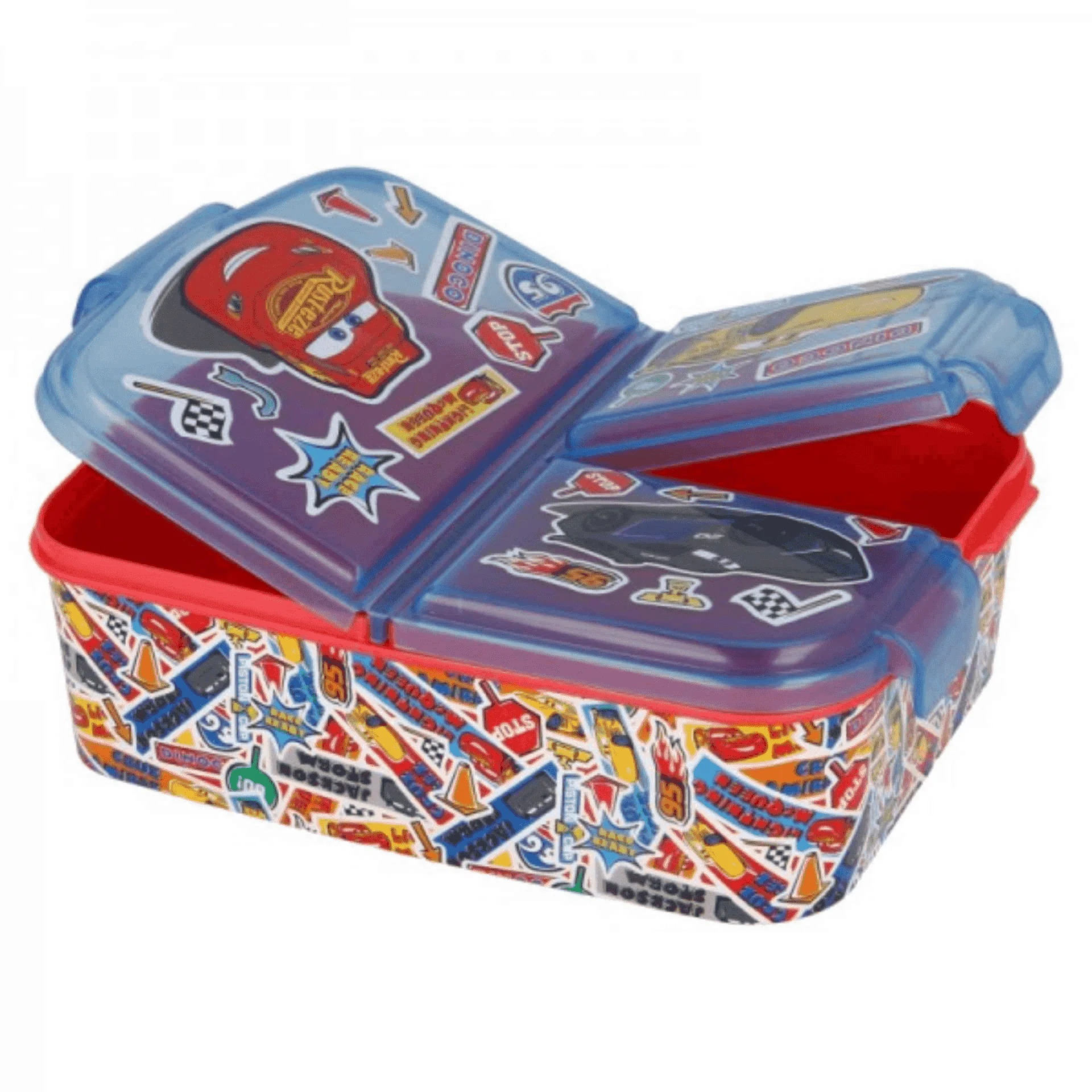 Sandwichera Múltiple Disney Cars Stickers