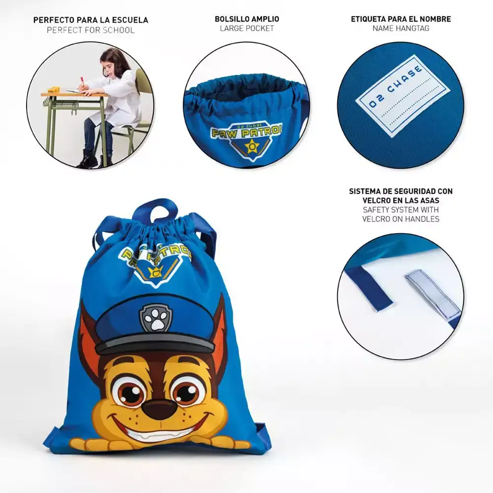 Saquito Escolar Chase Paw Patrol - Image 2