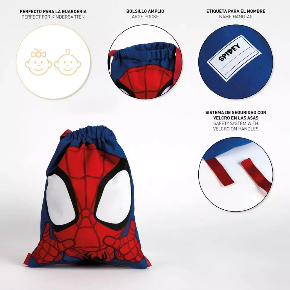 Saquito Escolar Spidey 33 cm - Image 2