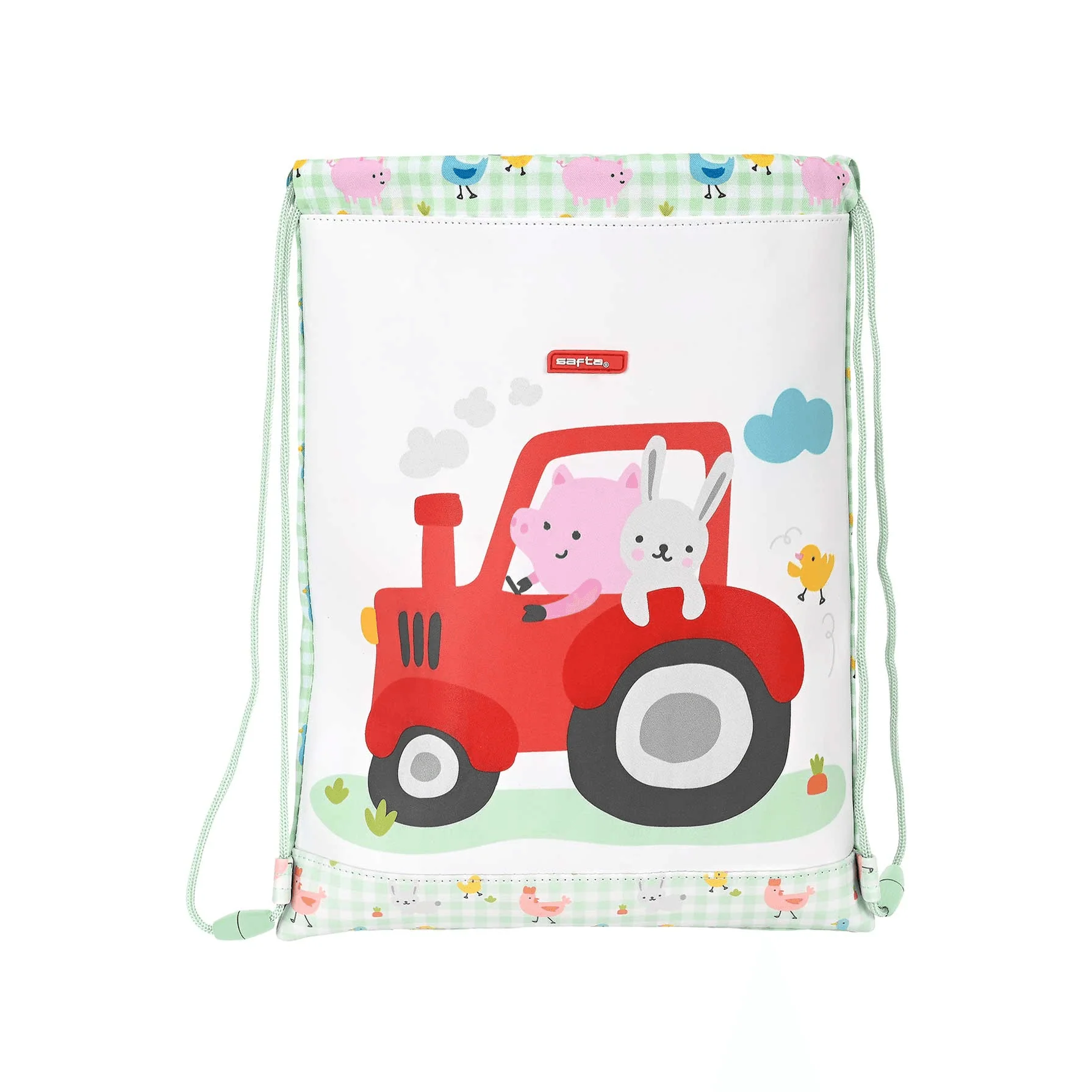 Saquito Preescolar Granja 34 cm