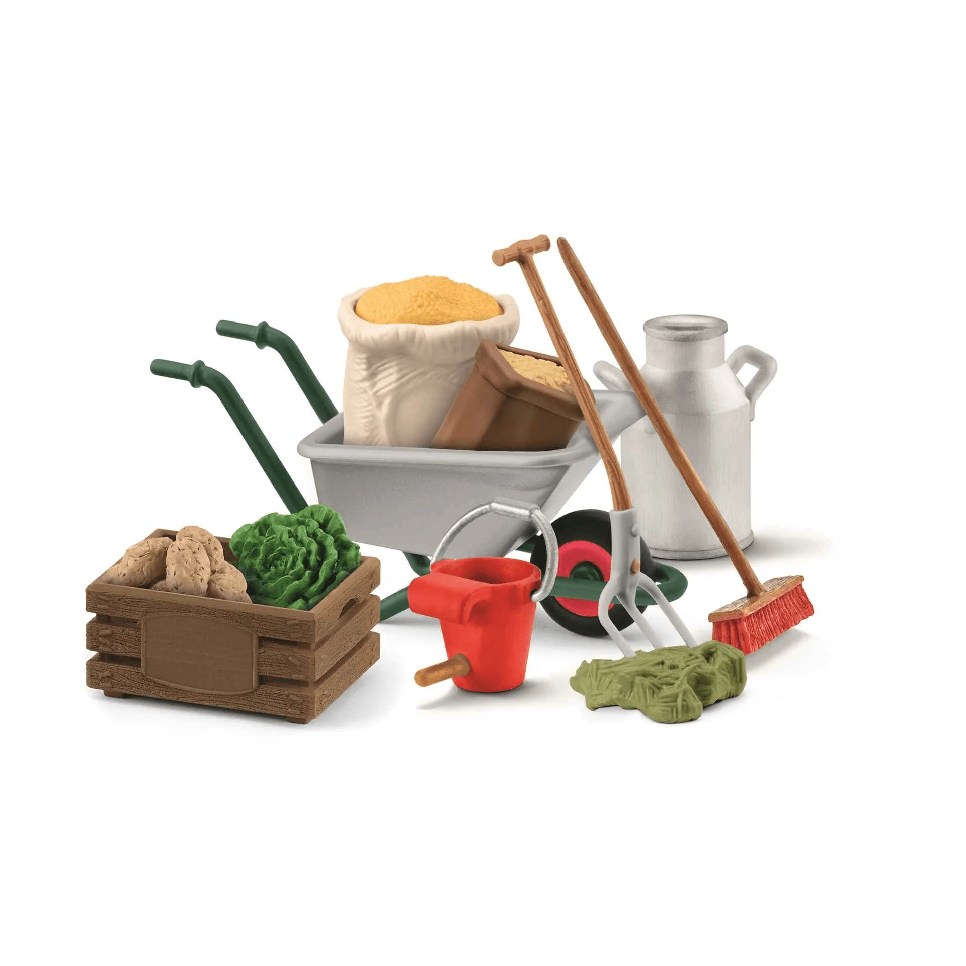 Schleich Figura Utensilios de limpieza del establo