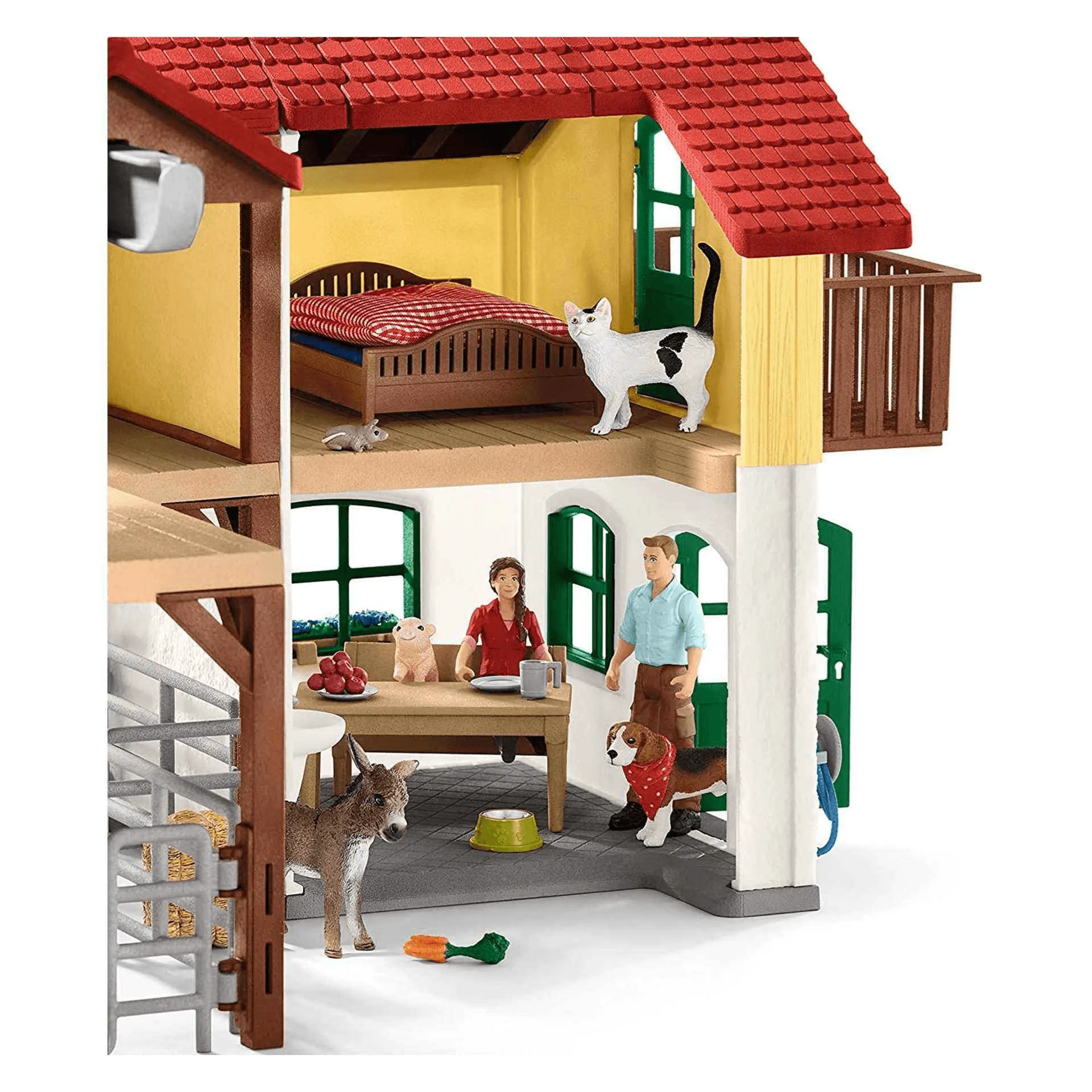 Schleich  Granja Con Establo y Animales - Image 11