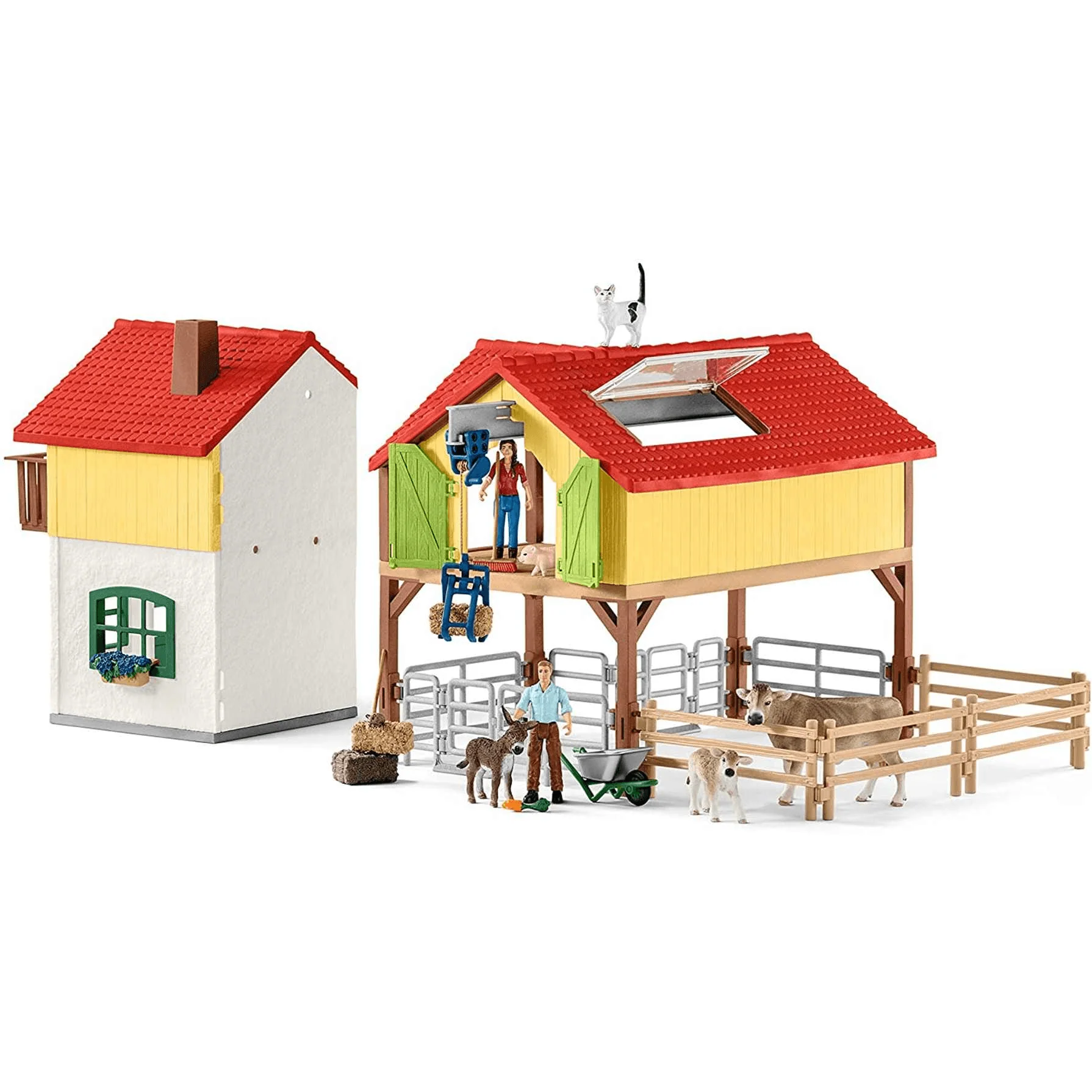 Schleich  Granja Con Establo y Animales - Image 9
