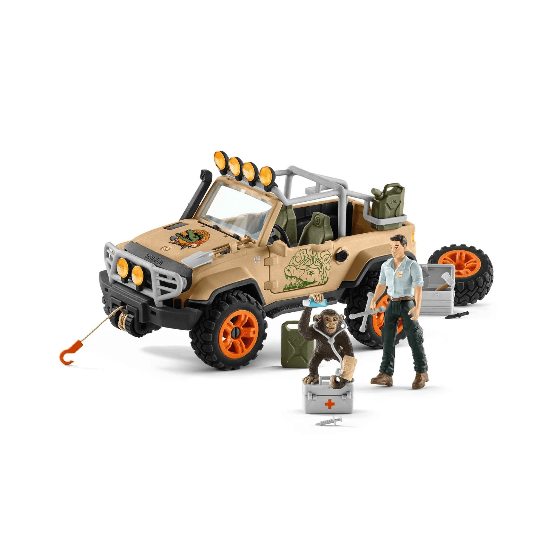 Schleich  Todoterreno Con Cabrestante - Image 2