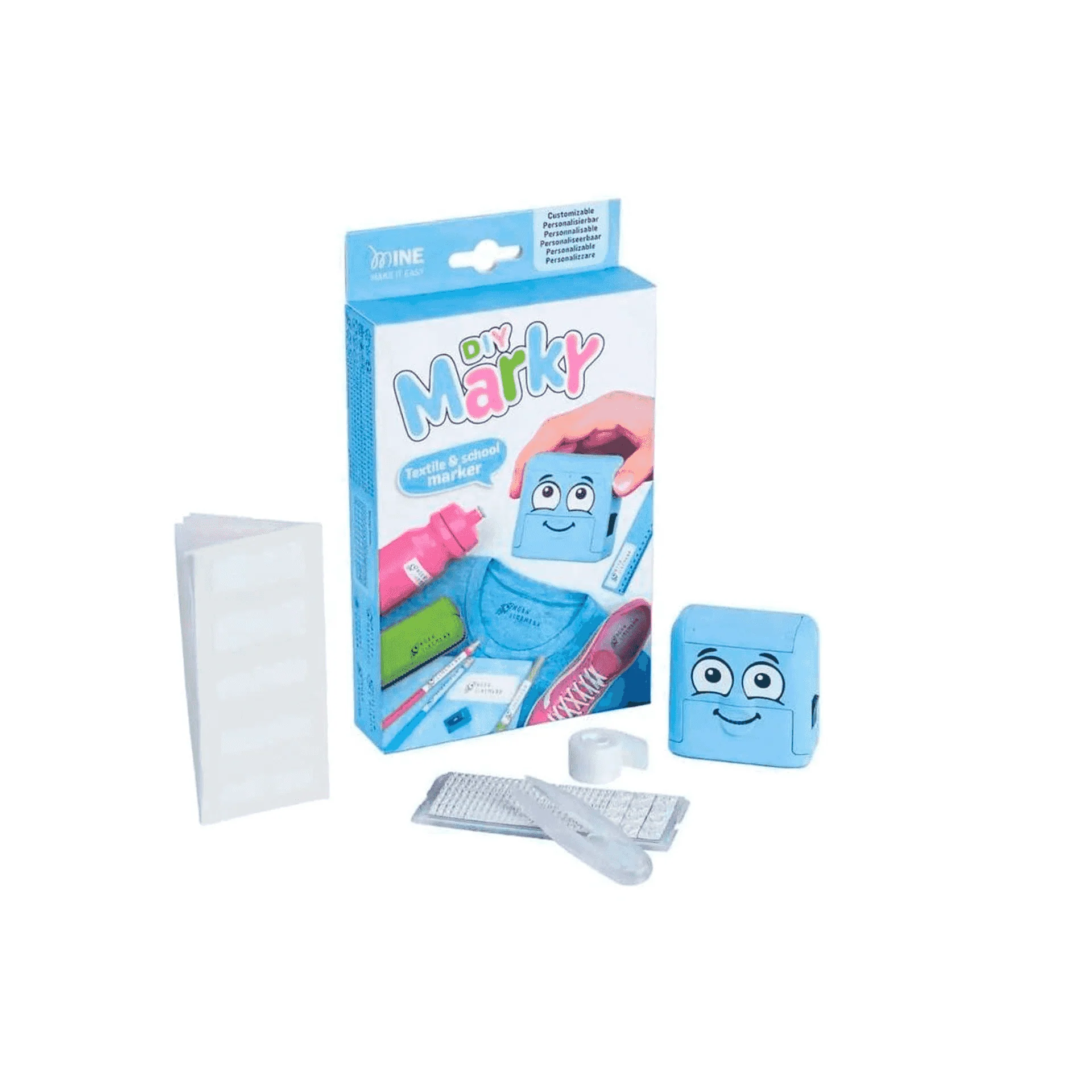 Sello Marcador De Ropa Marky Infantil Azul