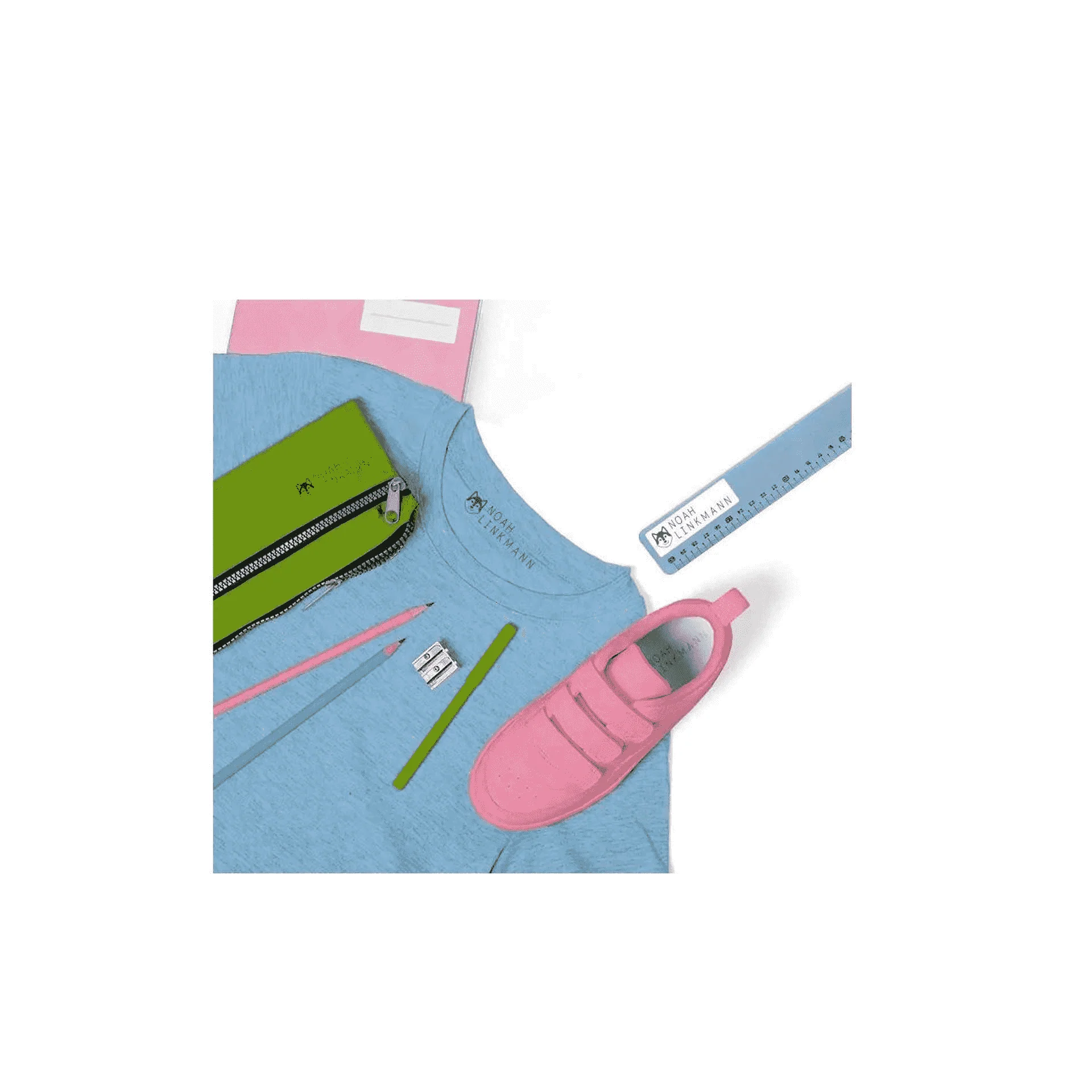 Sello Marcador De Ropa Marky Infantil Azul - Image 3