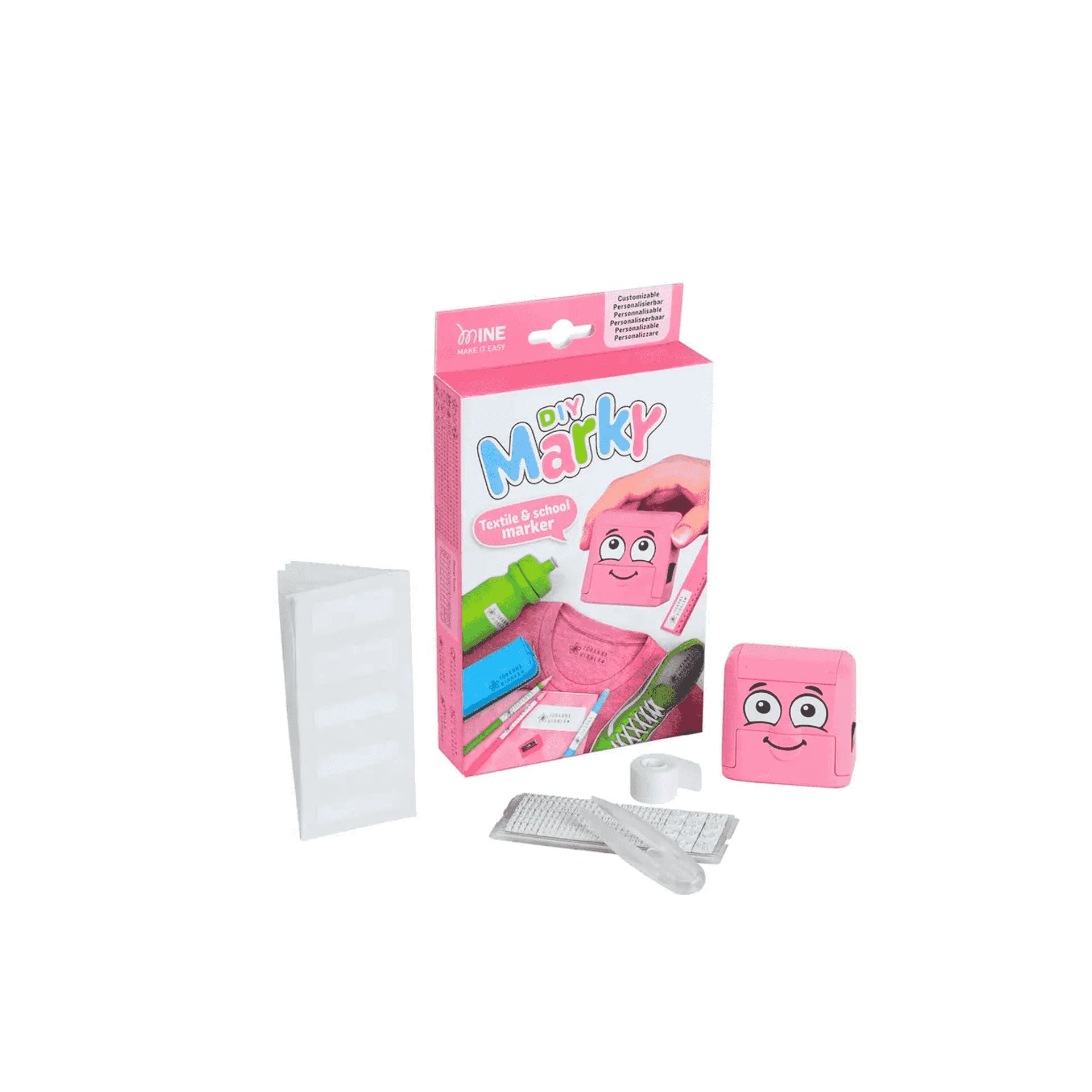 Sello Marcador De Ropa Marky Infantil Rosa