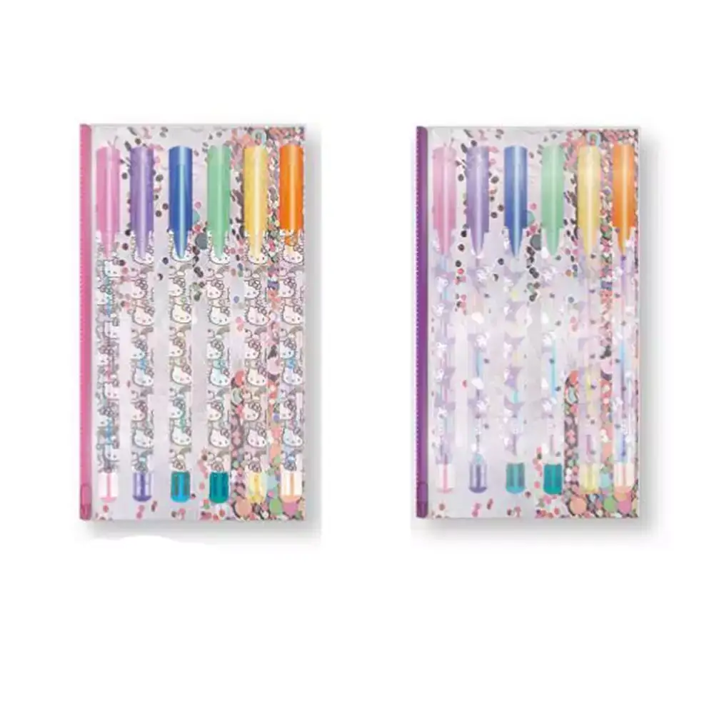 Set 6 Bolígrafos Gel Hello Kitty