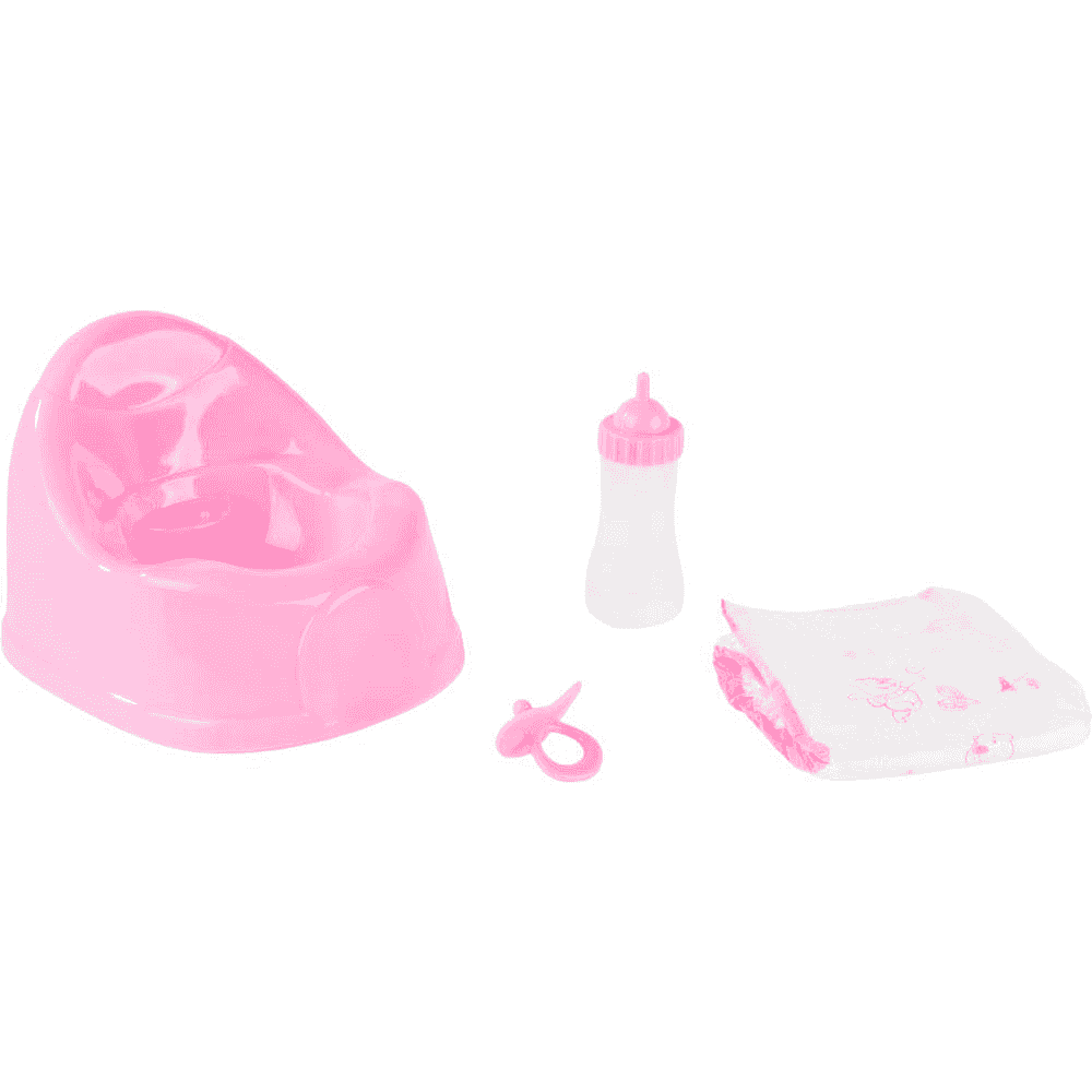 Set Accesorios Bebé PequeBB con orinal, biberón y pañal (3+)