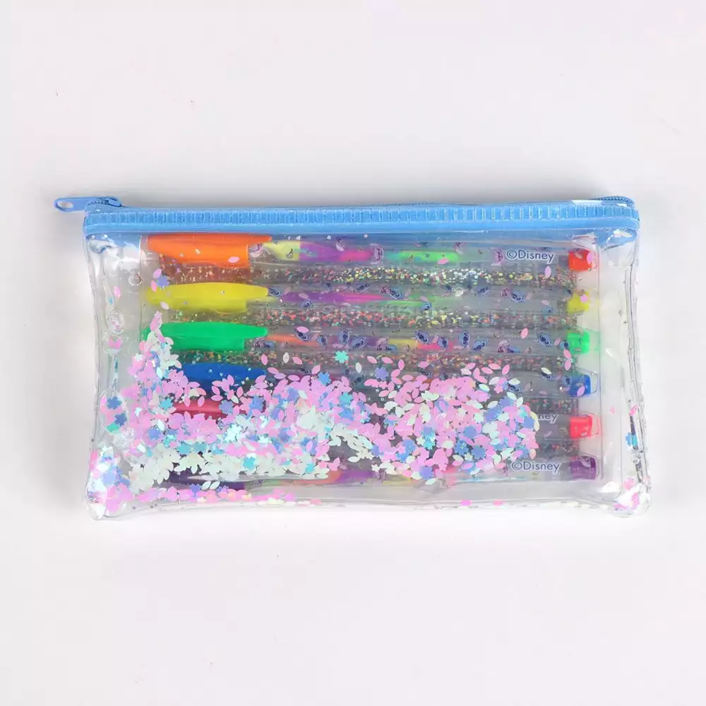 Set Bolígrafos Gel Stitch con Estuche Glitter - Image 2