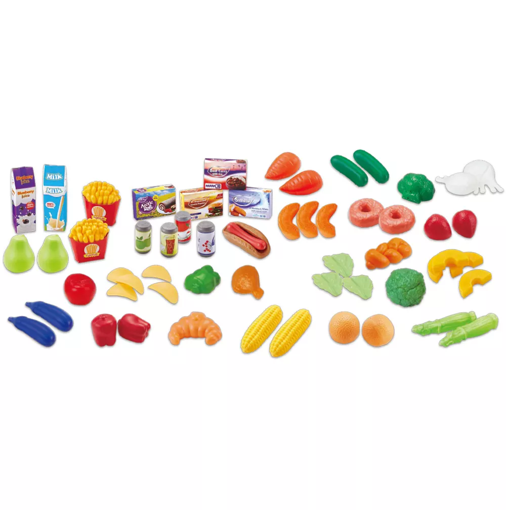 Set Comiditas de juguete Toy Planet con 60 piezas