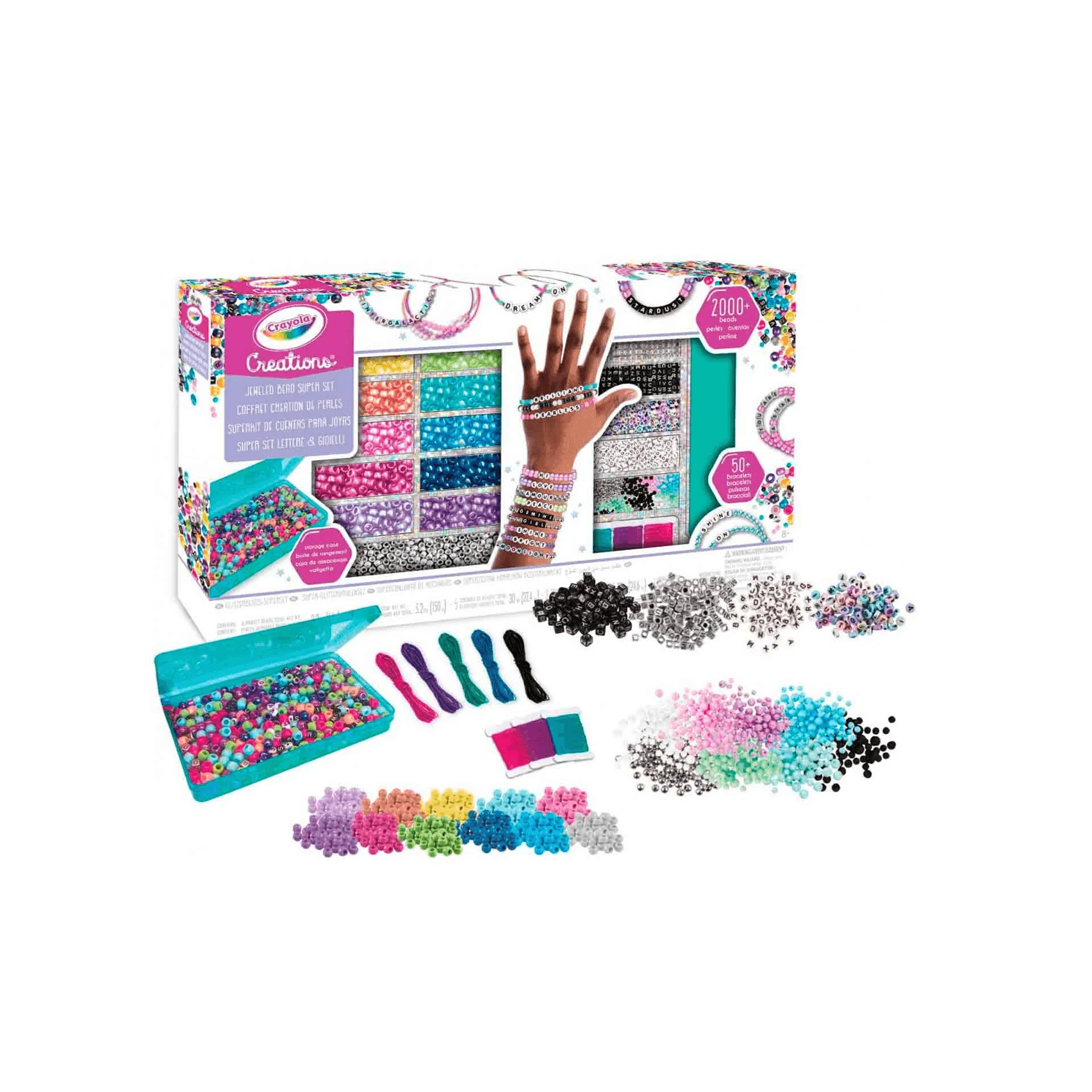 Set Creacion Pulseras Letras y Joyas - Image 2