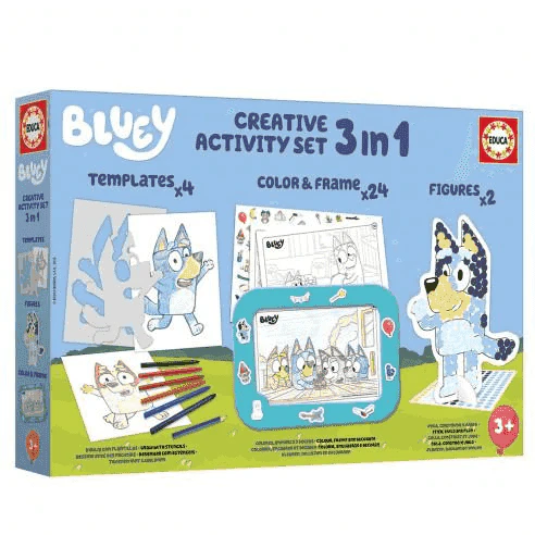 Set Creativo 3 en 1 Bluey de Educa - Image 2