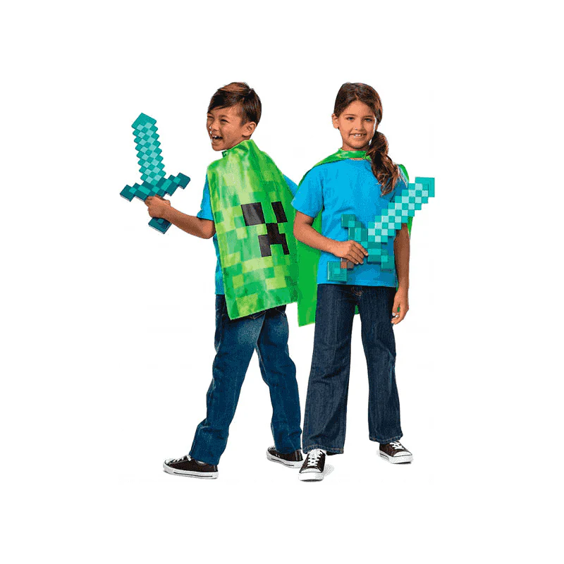 Set de Capa y Espada de Minecraft para Niños - Image 2