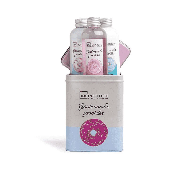 Set de Cuidado Corporal en Lata IDC Institute Gourmand´s Favorites Tin Case